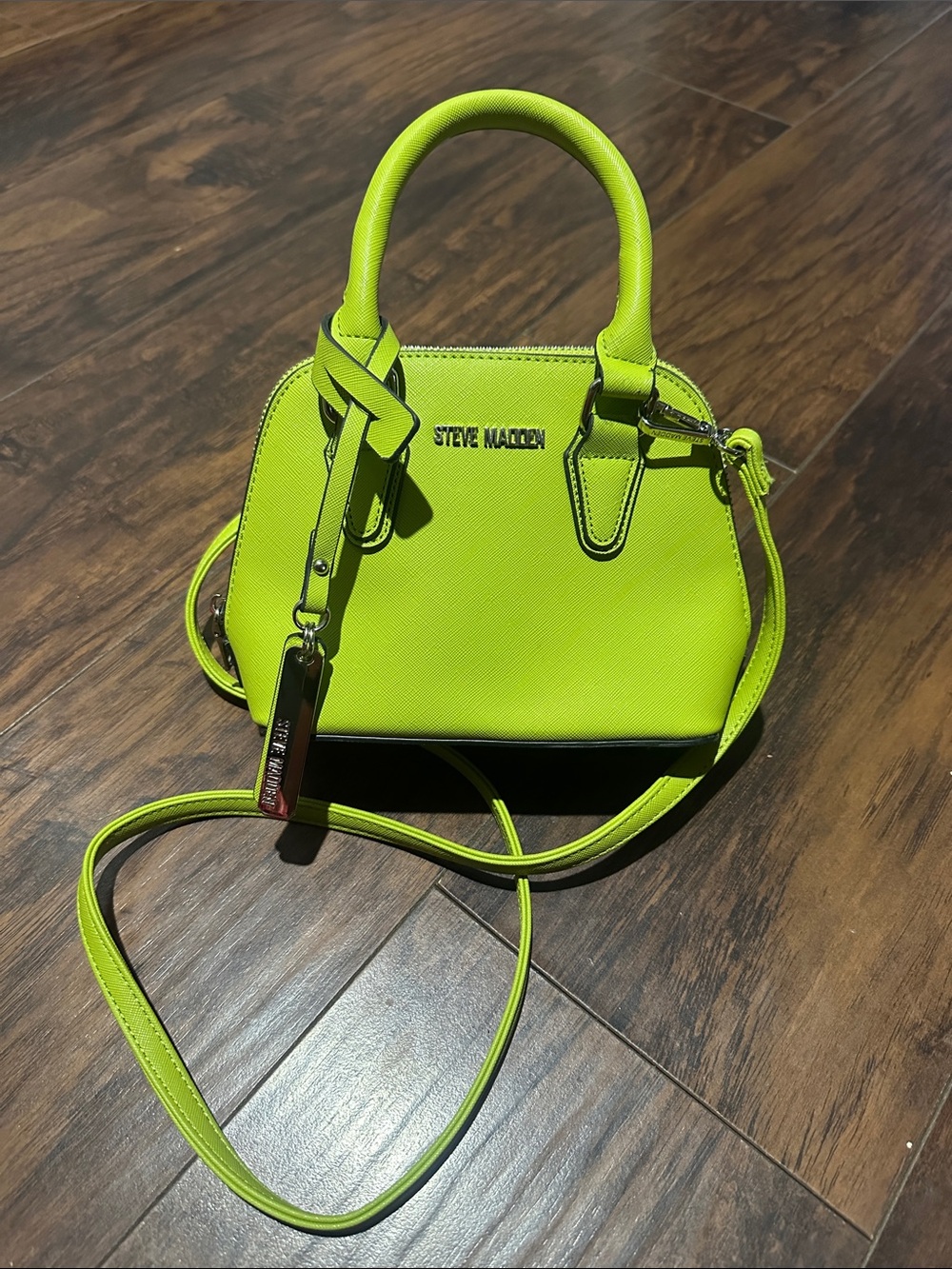 Steve Madden Neon Green Crossbody Satchel